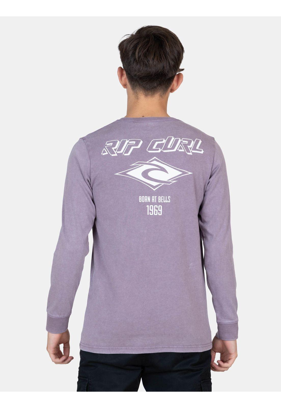 Polera ML Sun Burdeo Infantil Rip Curl-1