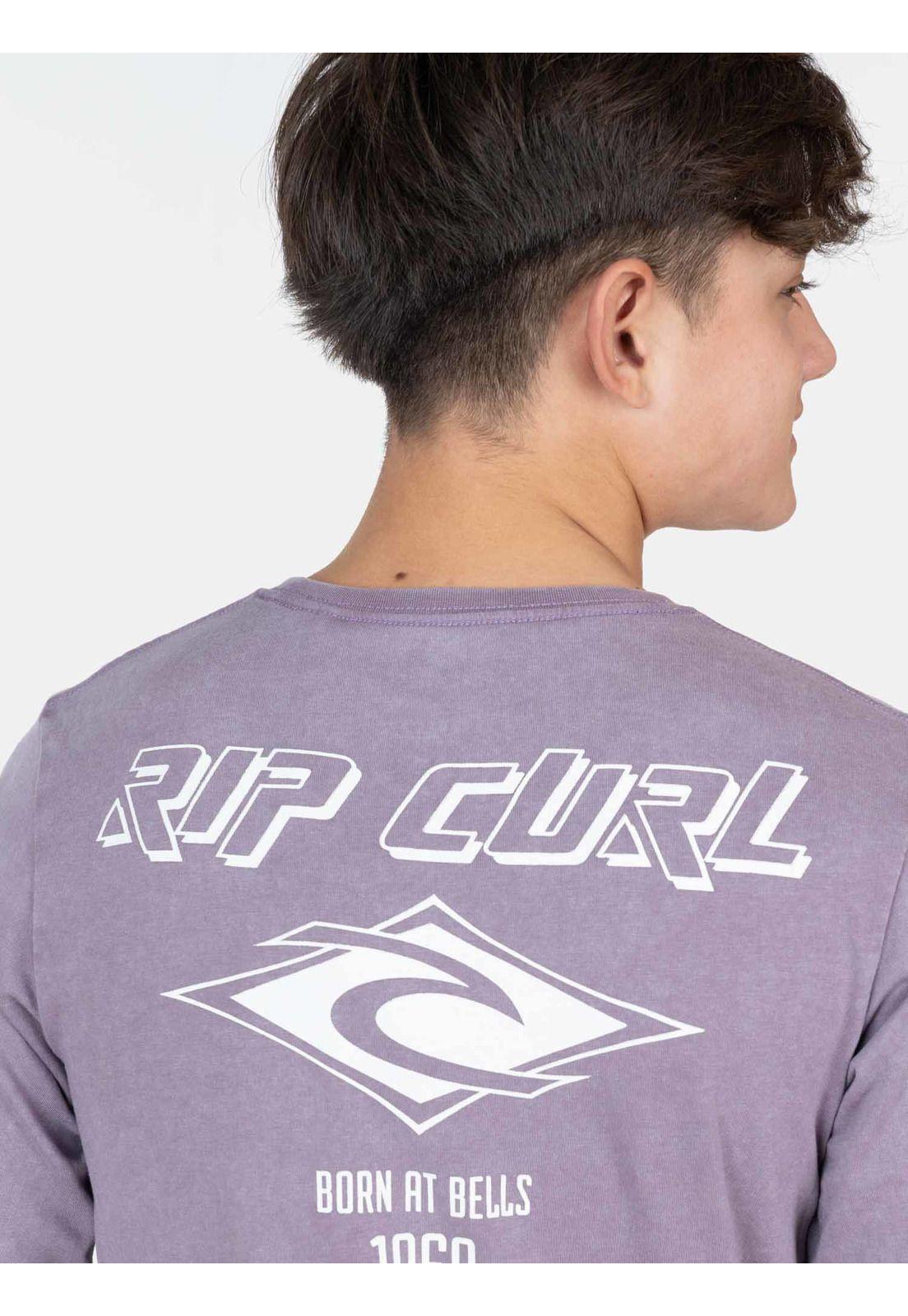 Polera ML Sun Burdeo Infantil Rip Curl-2