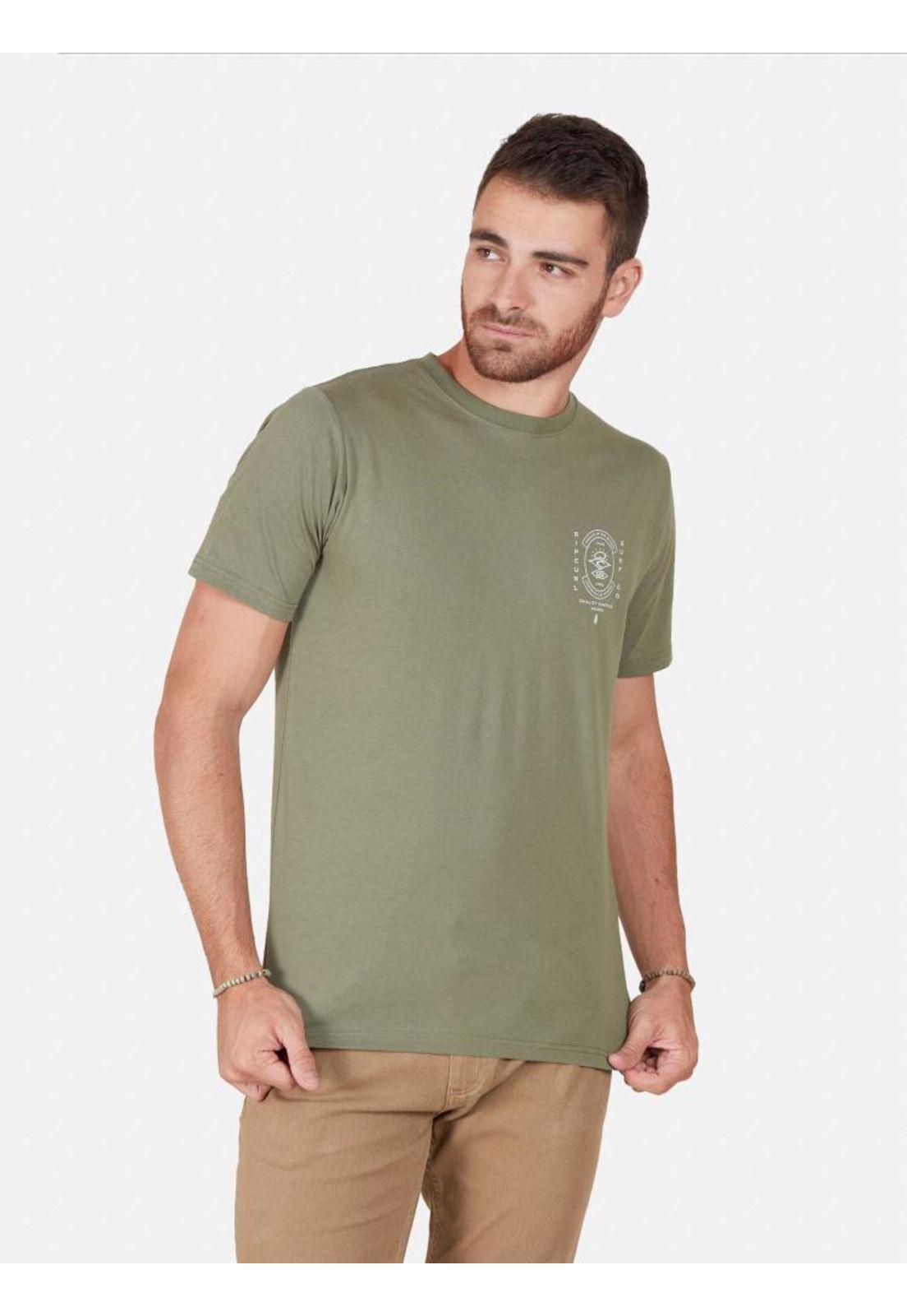 Polera Hombre GOODS CRAFTED Verde Rip Curl-0