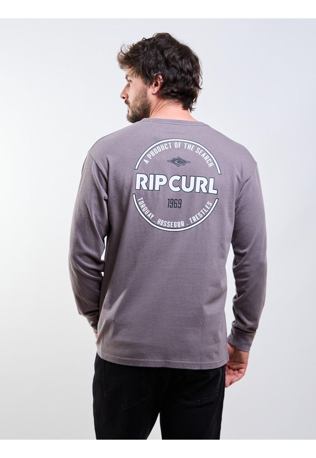 Polera ML Endless Gris Hombre Rip Curl-1