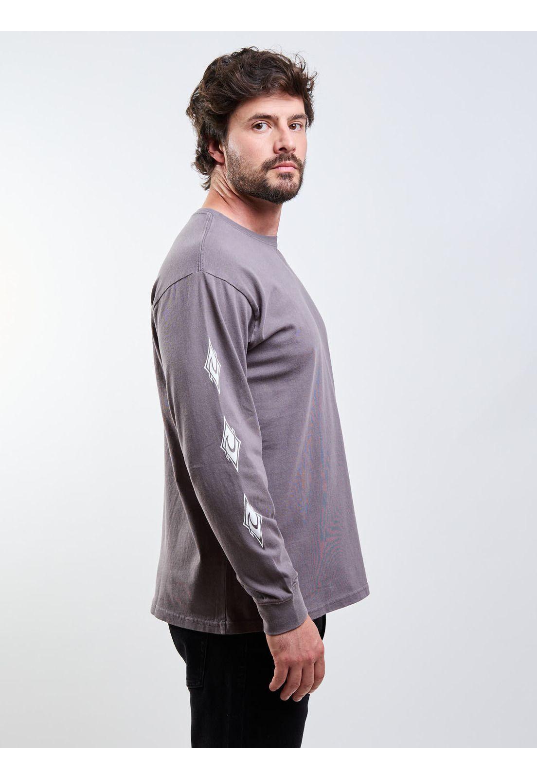 Polera ML Endless Gris Hombre Rip Curl-2