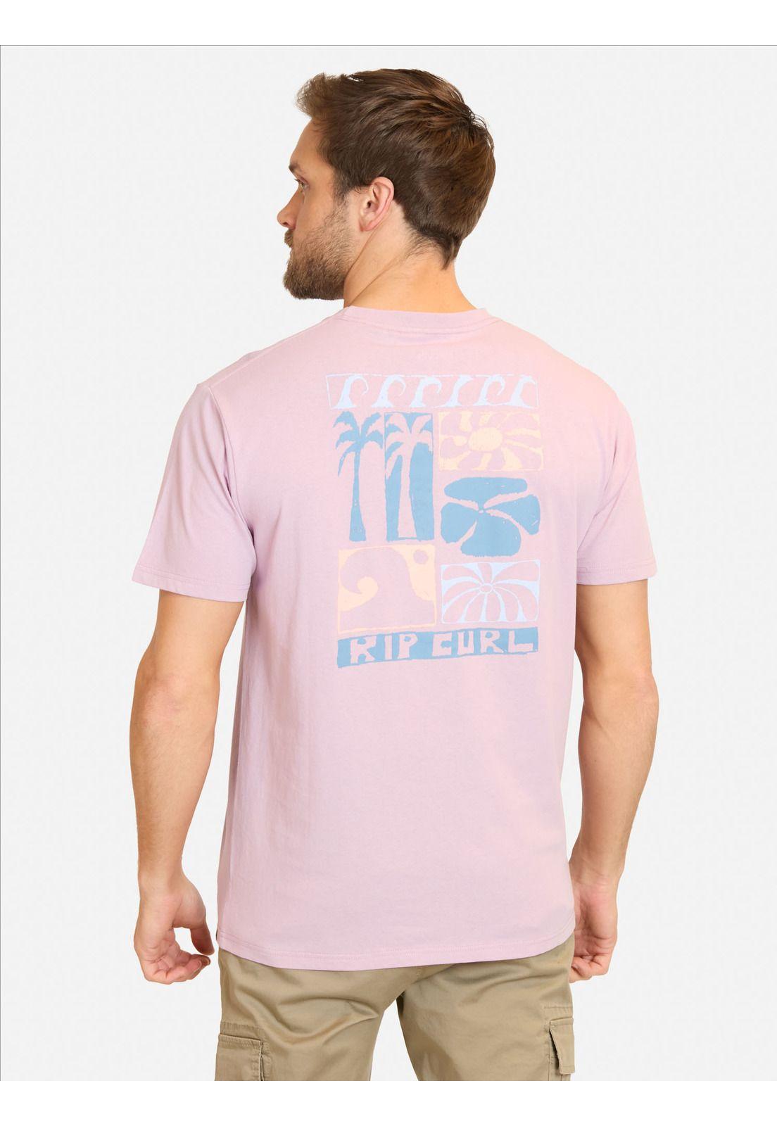 Polera MC Rider Morado Hombre Rip Curl-1