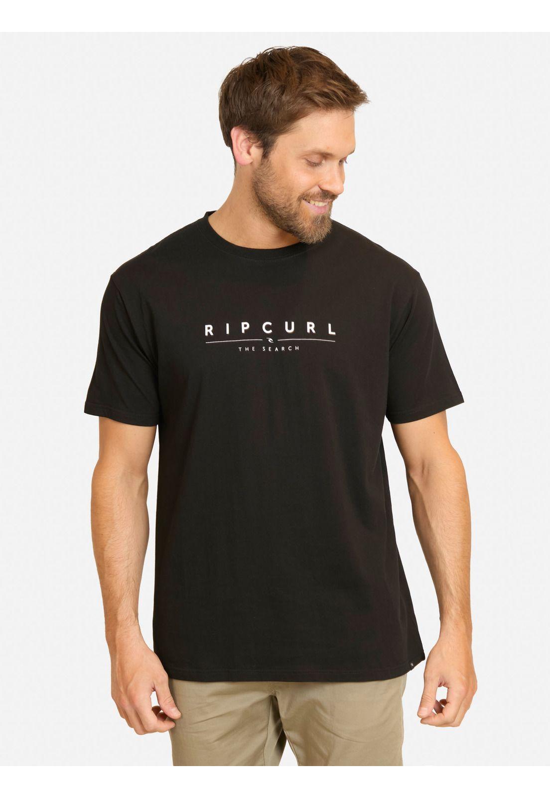 Polera MC Flow Negro Hombre Rip Curl-0