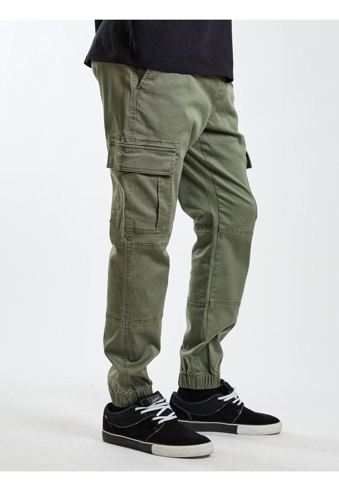 Pantalon Jogger Soleil Verde Militar Hombre Rip Curl-1