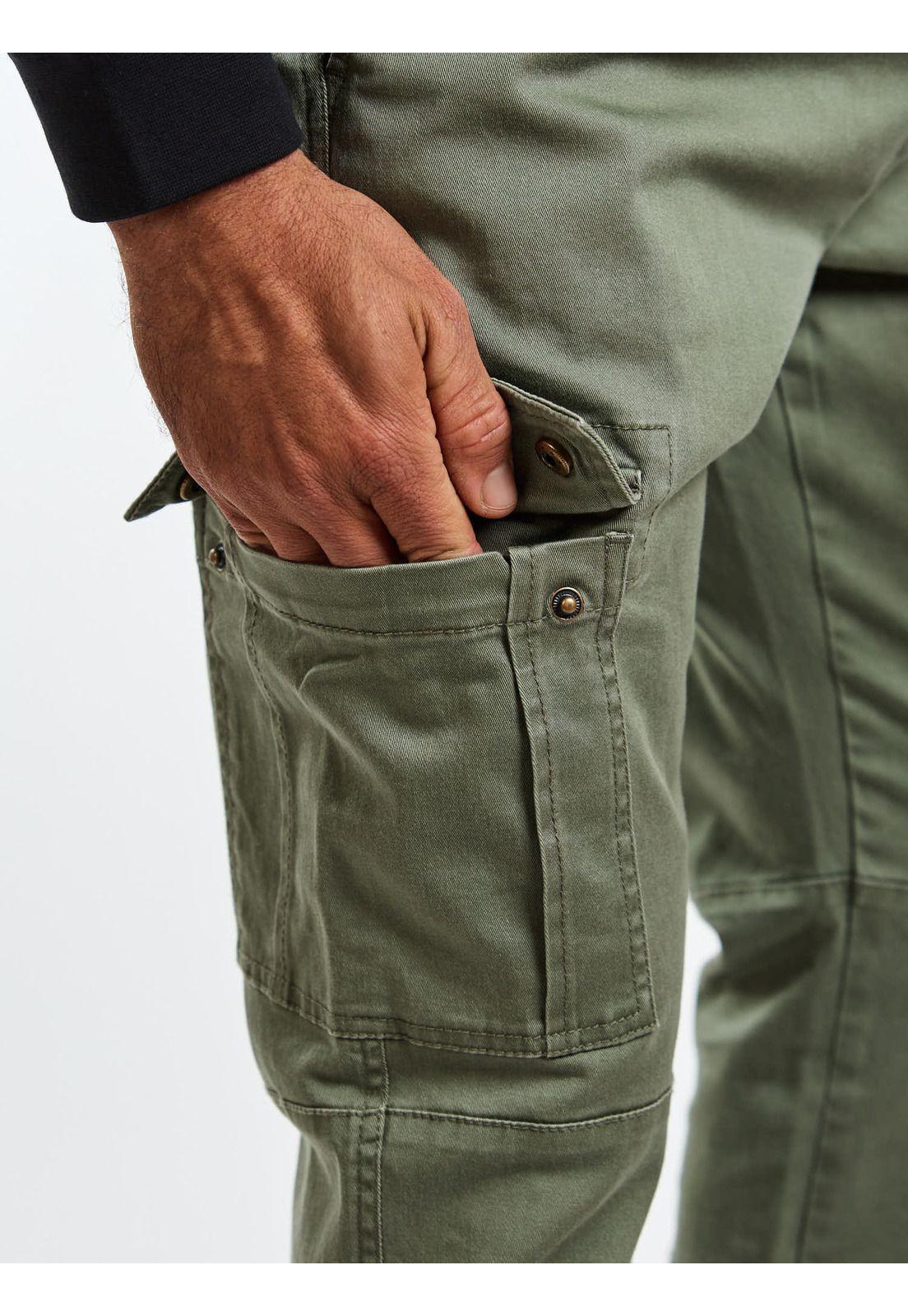 Pantalon Jogger Soleil Verde Militar Hombre Rip Curl-4