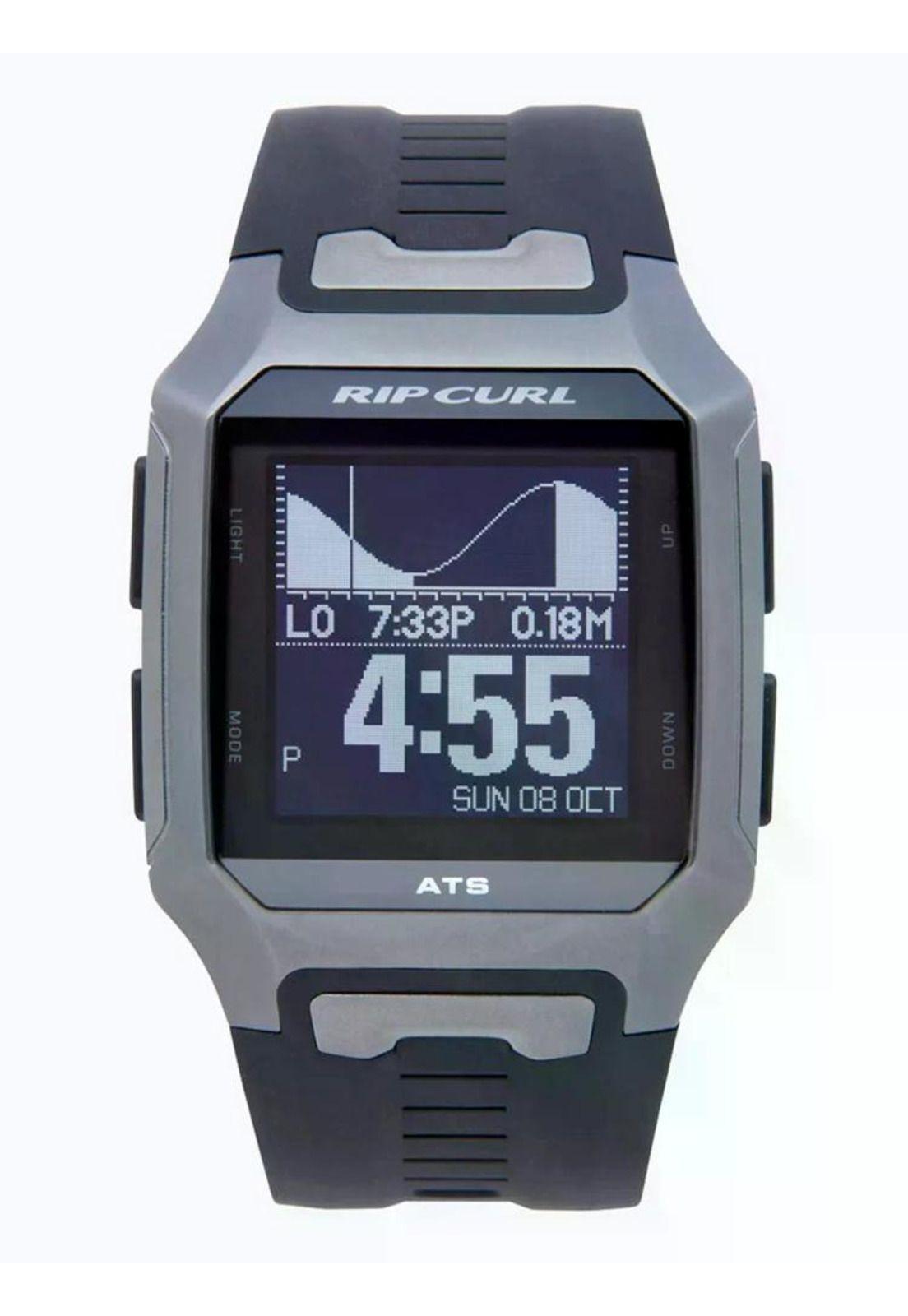 Reloj RIFLES AUTO-SET TI Hombre Gris Oscuro Rip Curl-0