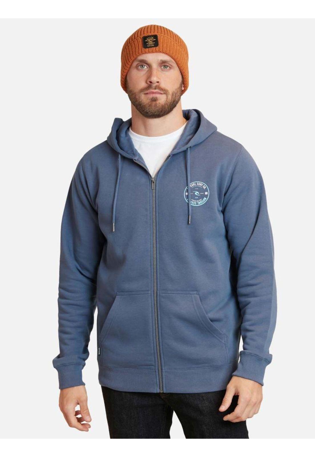 Poleron Rc Surf Co Azul Marino Hombre Rip Curl-0