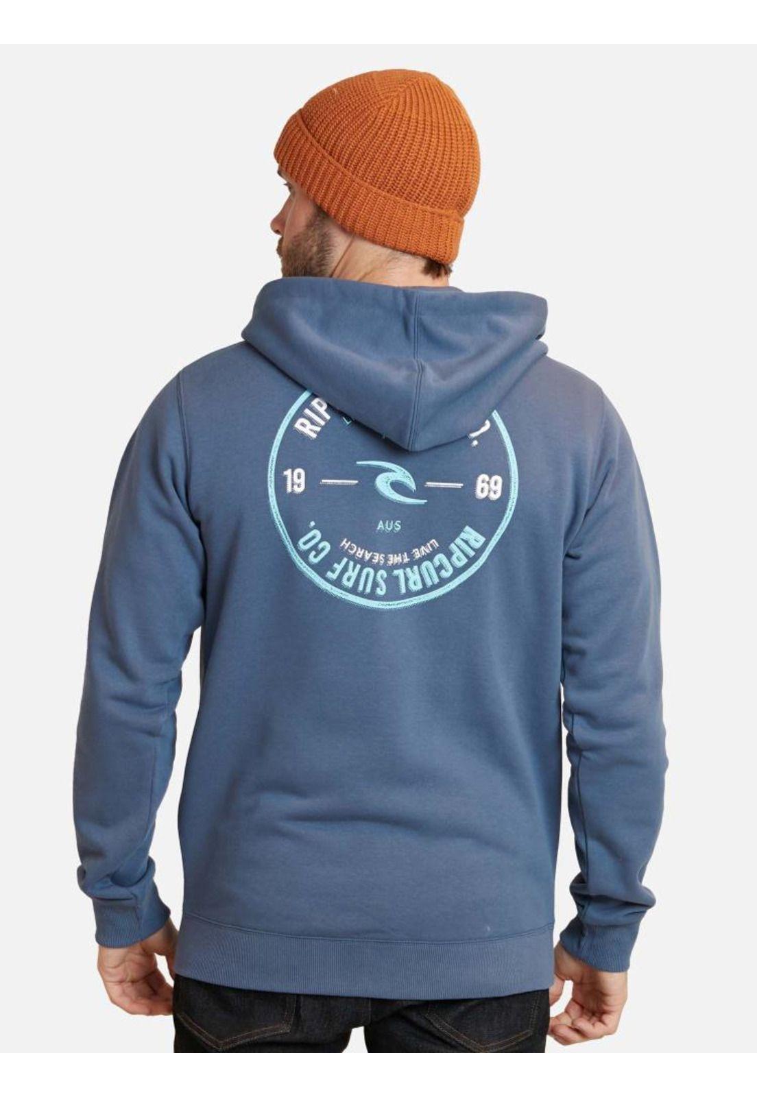 Poleron Rc Surf Co Azul Marino Hombre Rip Curl-1