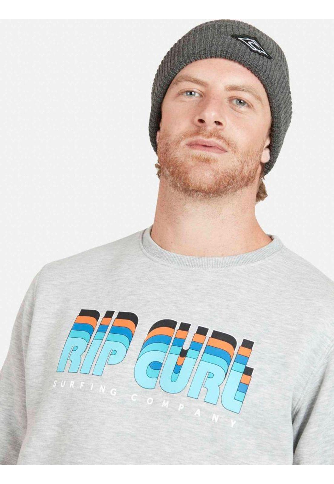 Poleron CLASSIC RC Hombre Gris Mezcla Rip Curl-4