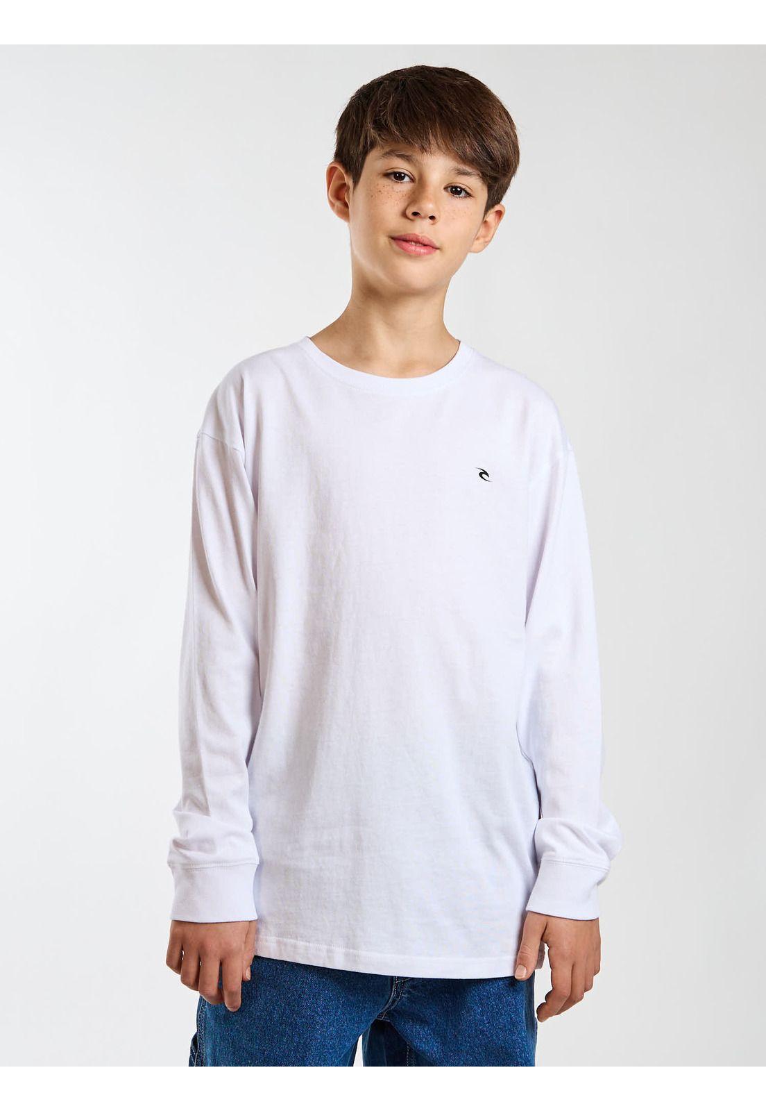Polera ML Roam Blanco Infantil Rip Curl-1