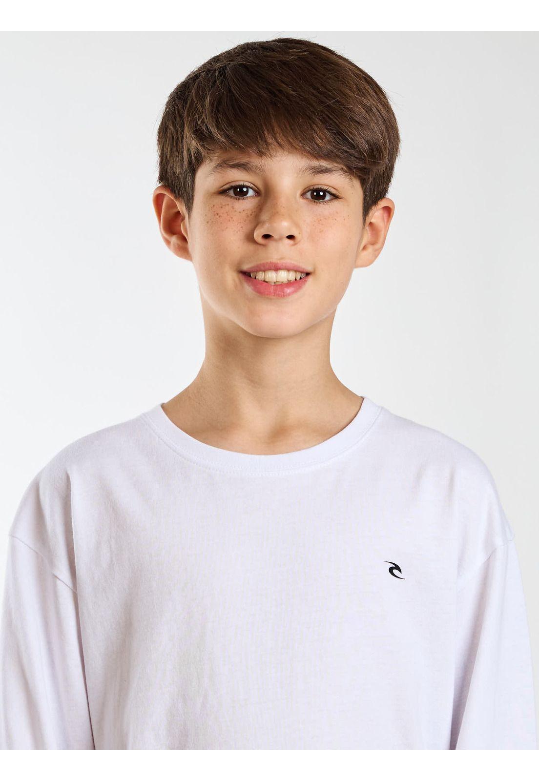 Polera ML Roam Blanco Infantil Rip Curl-4