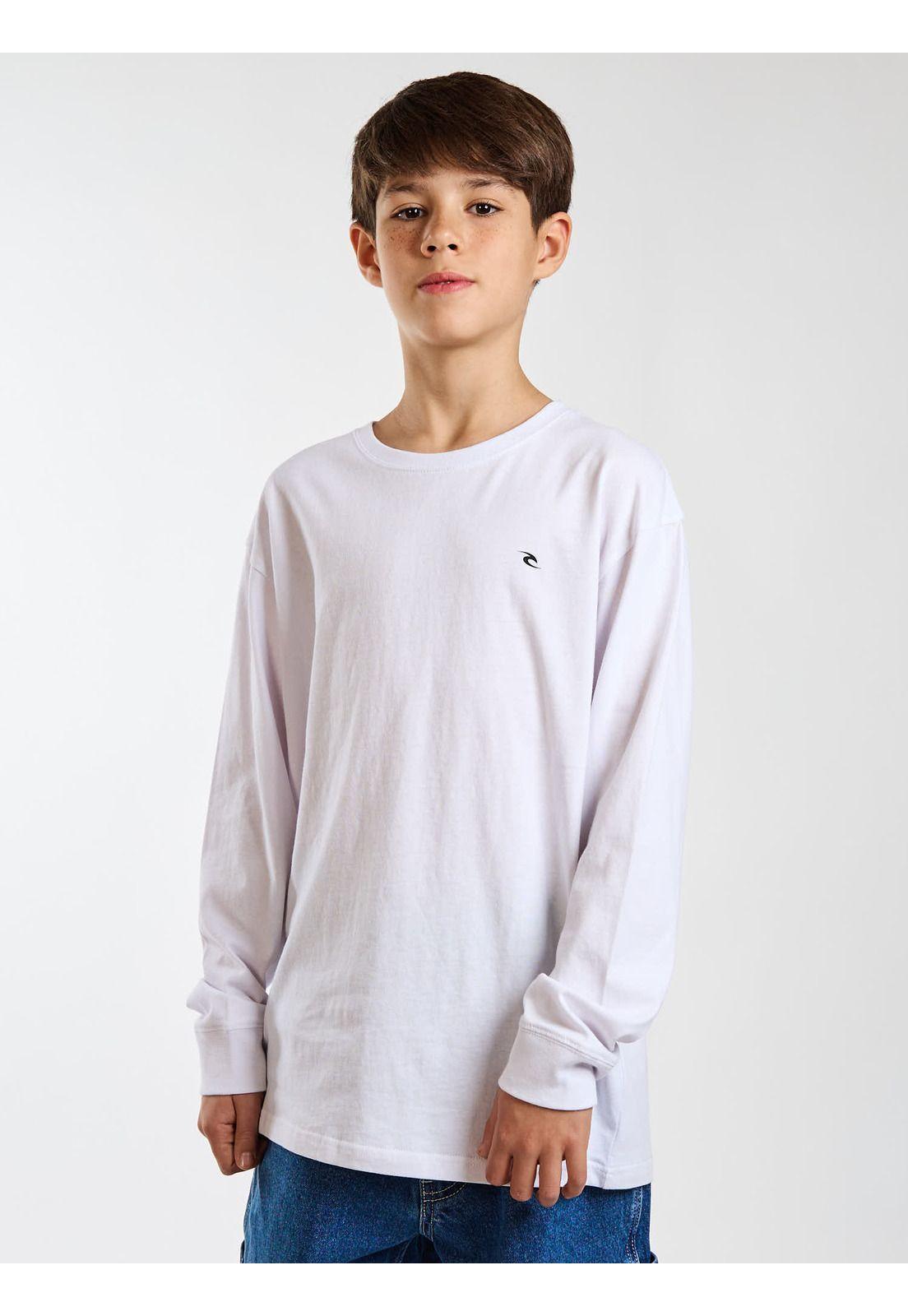 Polera ML Roam Blanco Infantil Rip Curl-6