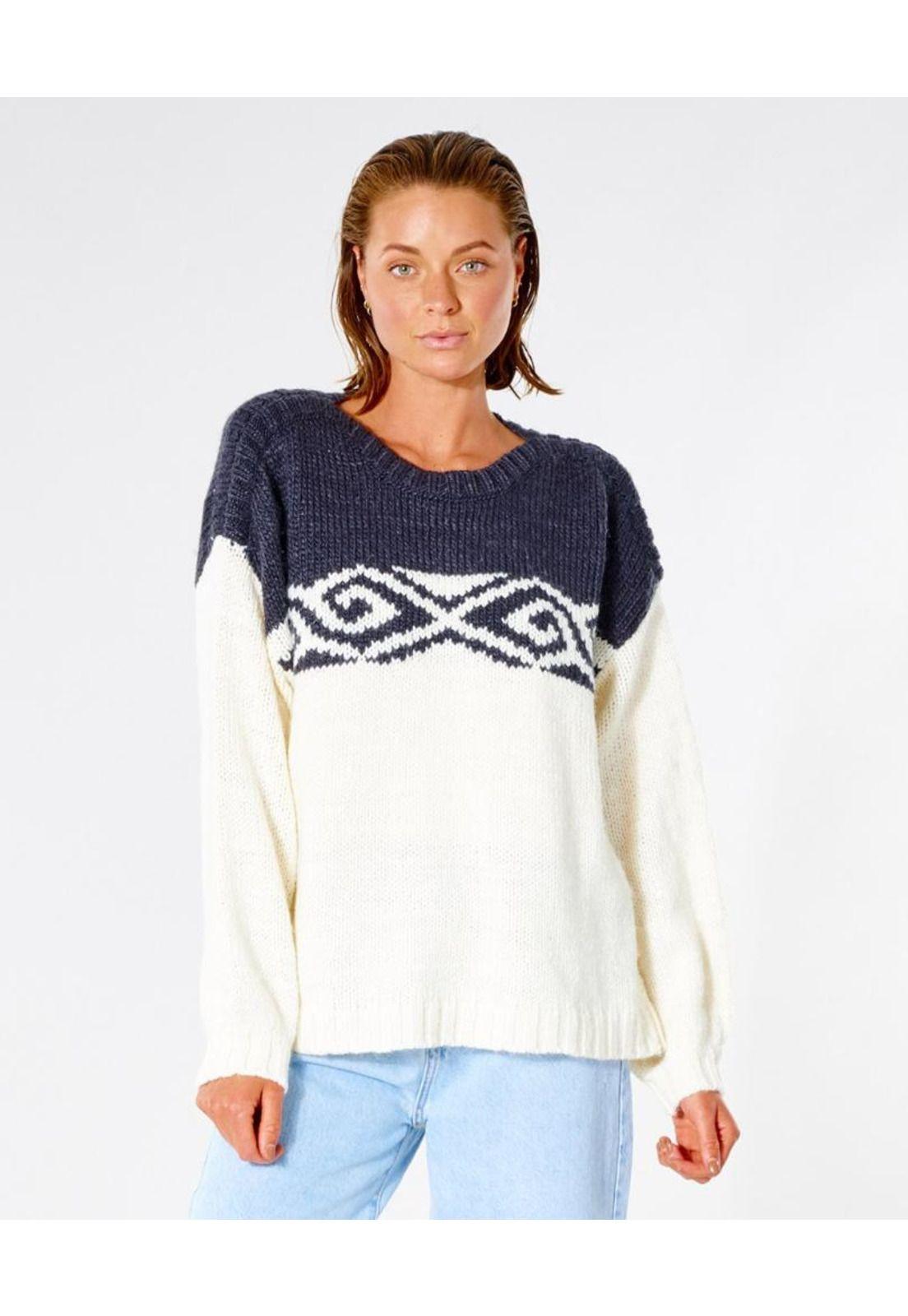 Sweater COSMIC COAST KNIT Mujer Blanco Rip Curl-0