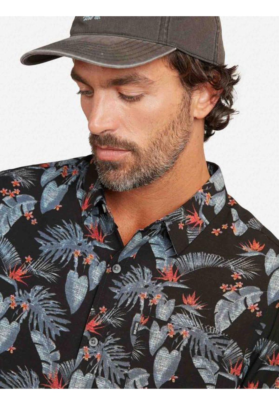 Camisa M/C Hi Cove Multicolor Hombre Ripcurl-2