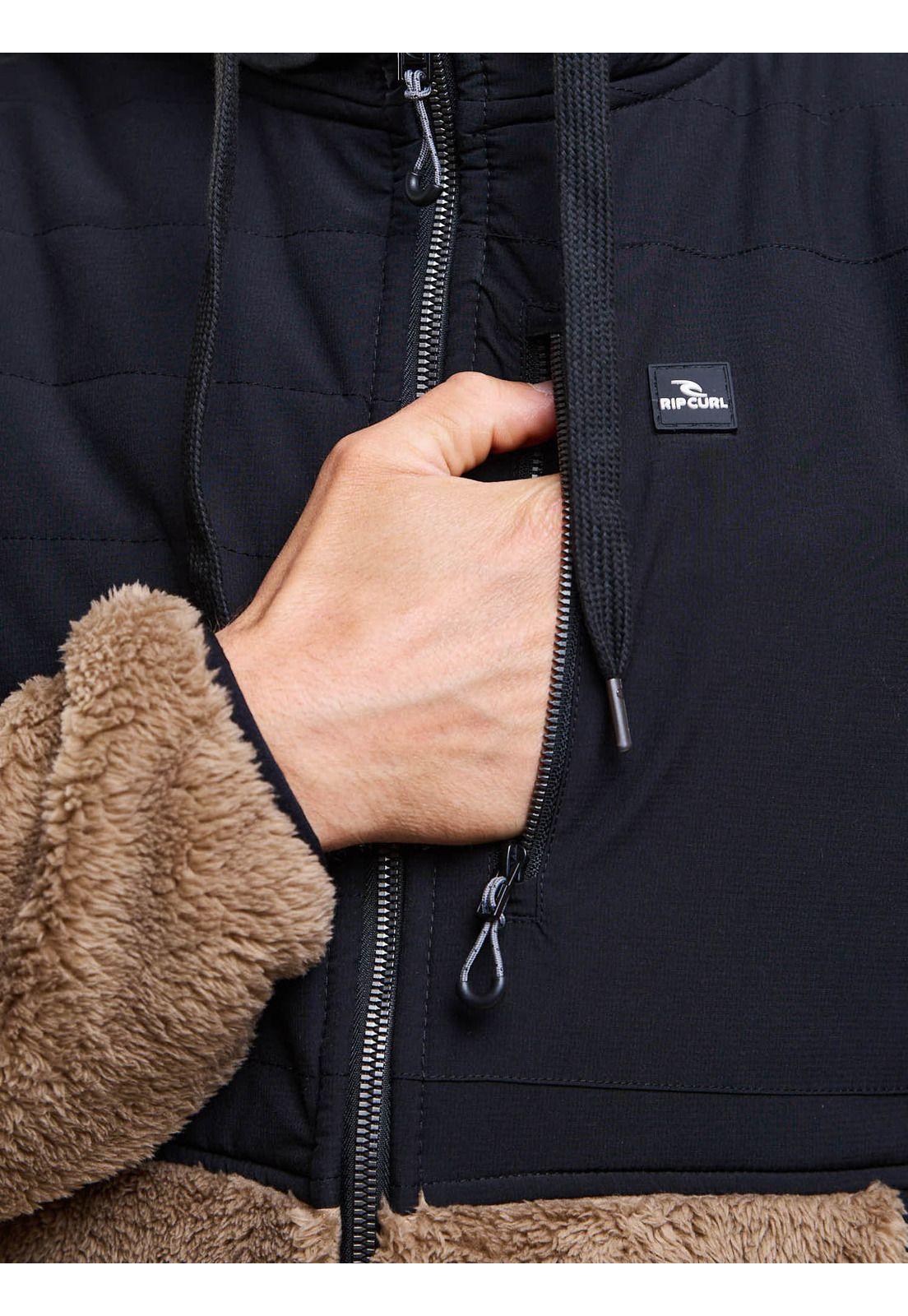 Poleron Chiporro Break Beige Hombre Rip Curl-4