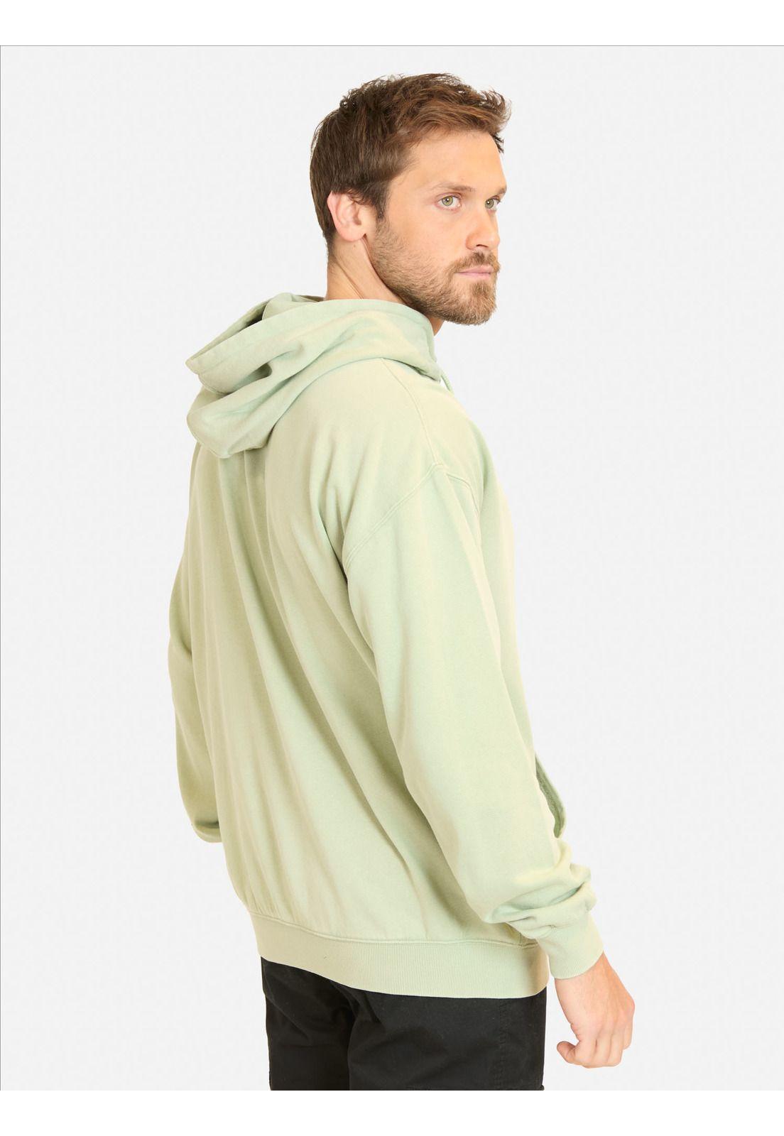 Poleron Canguro Fadeout Essential Verde Hombre Rip Curl-1