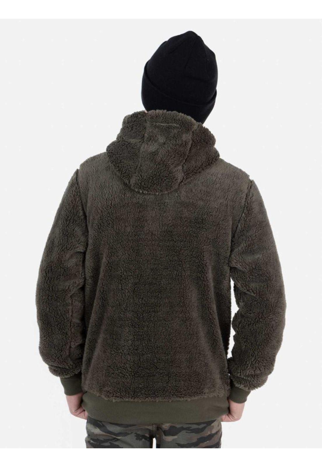 Poleron NEWNEVULA Juvenil Verde Militar Rip Curl-1