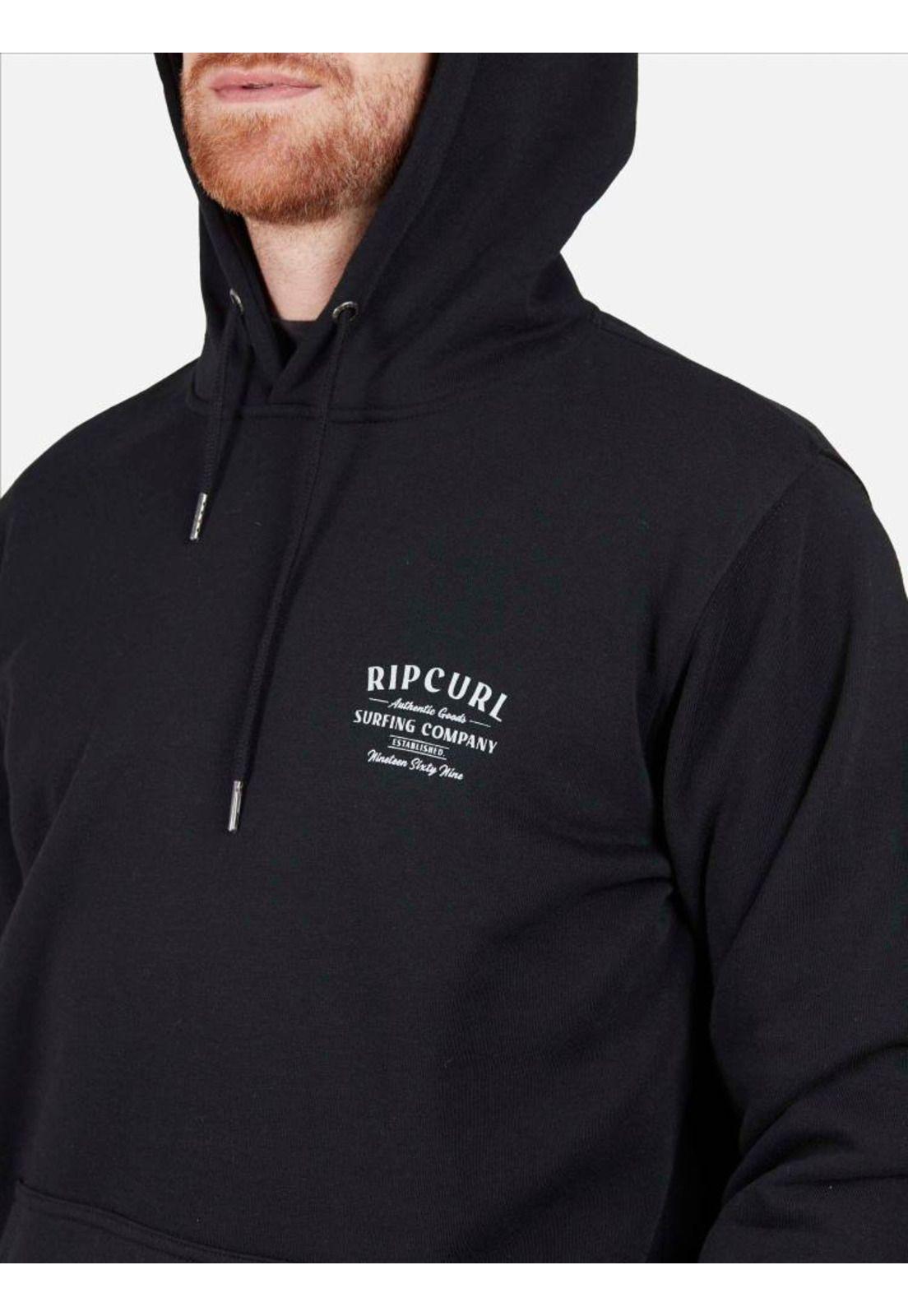 Poleron Hombre AUTHENTIC HOOD Negro Rip Curl-4