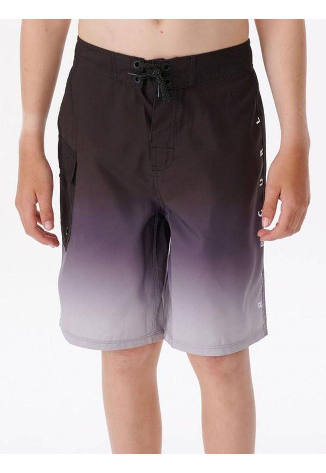 Traje De Baño Shock 18" Negro Niño Rip Curl-0