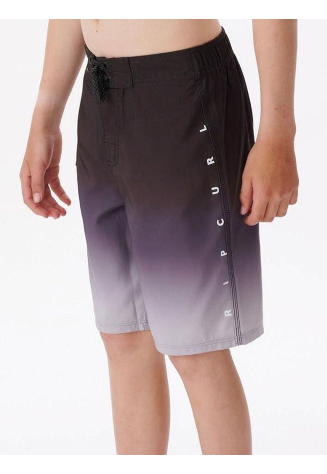 Traje De Baño Shock 18" Negro Niño Rip Curl-2