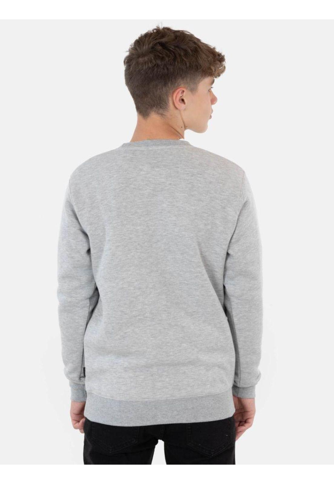 Poleron Crew Neck Gris Infantil Rip Curl-1