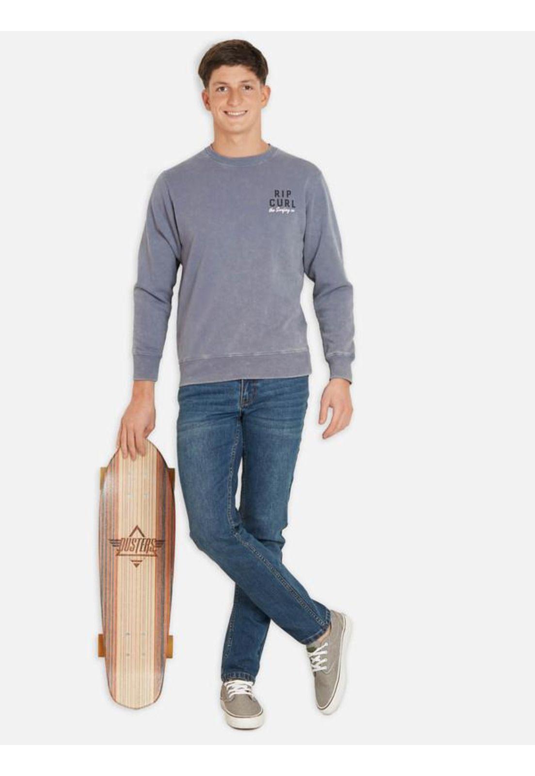 Poelron The Surfing Co Gris Juvenil Hombre Ripcurl-3