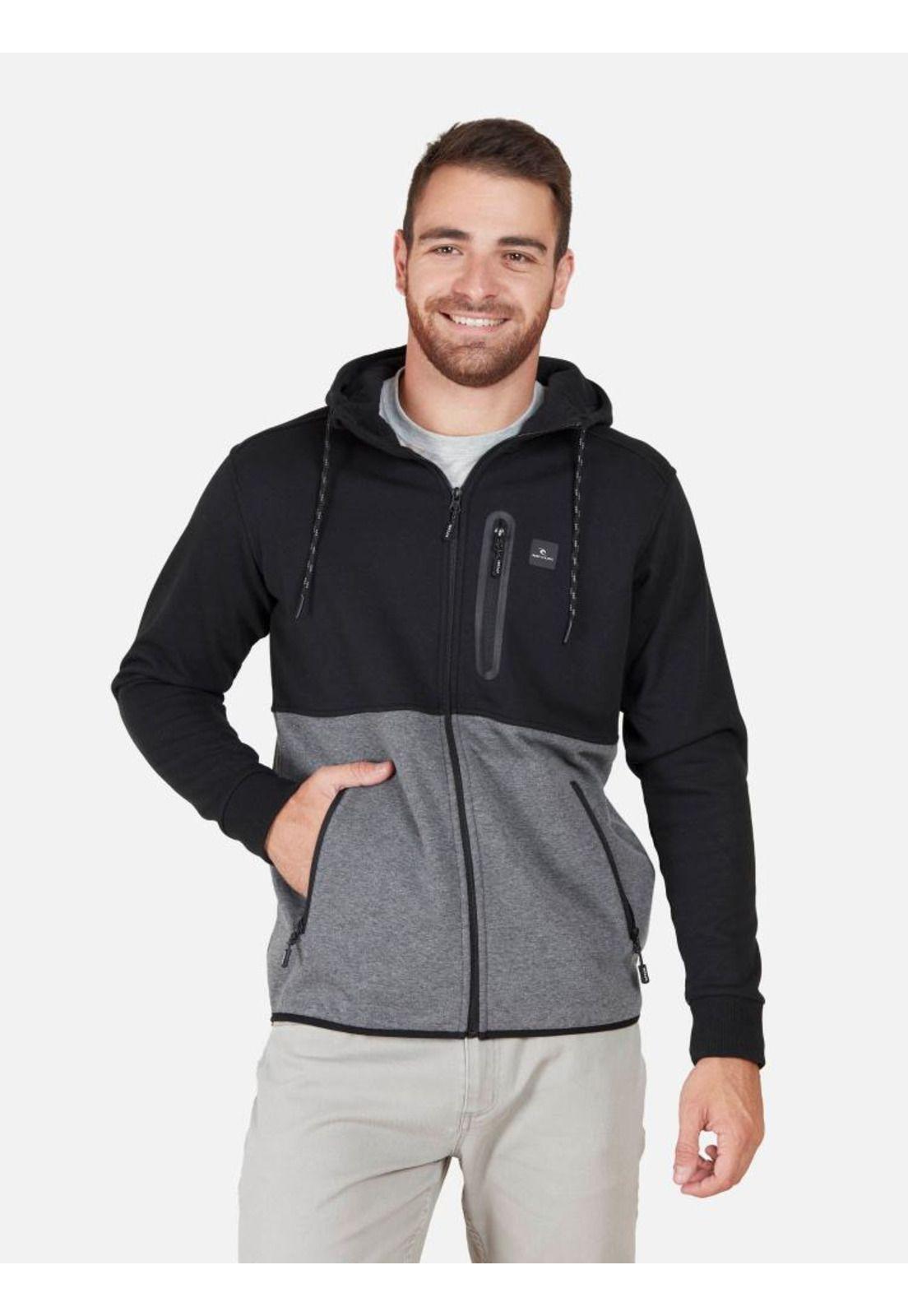 Poleron Hombre 6O418 Gris Oscuro Rip Curl-0