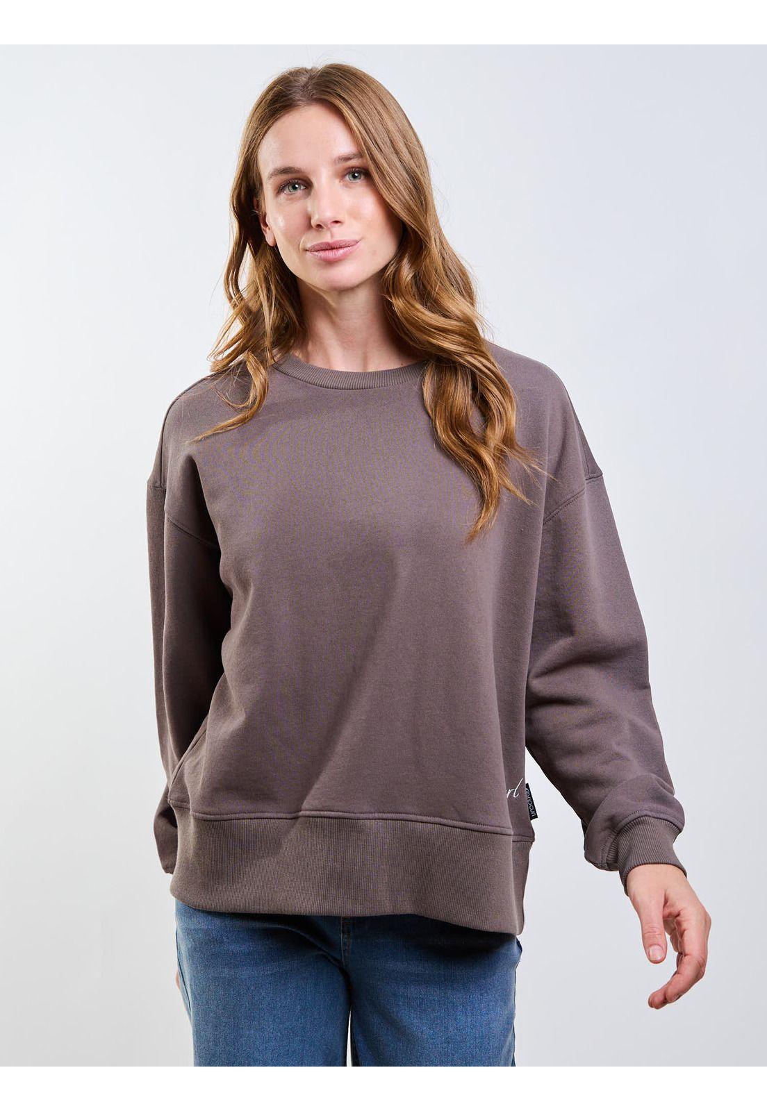 Poleron CR Frost Café Mujer Rip Curl-5