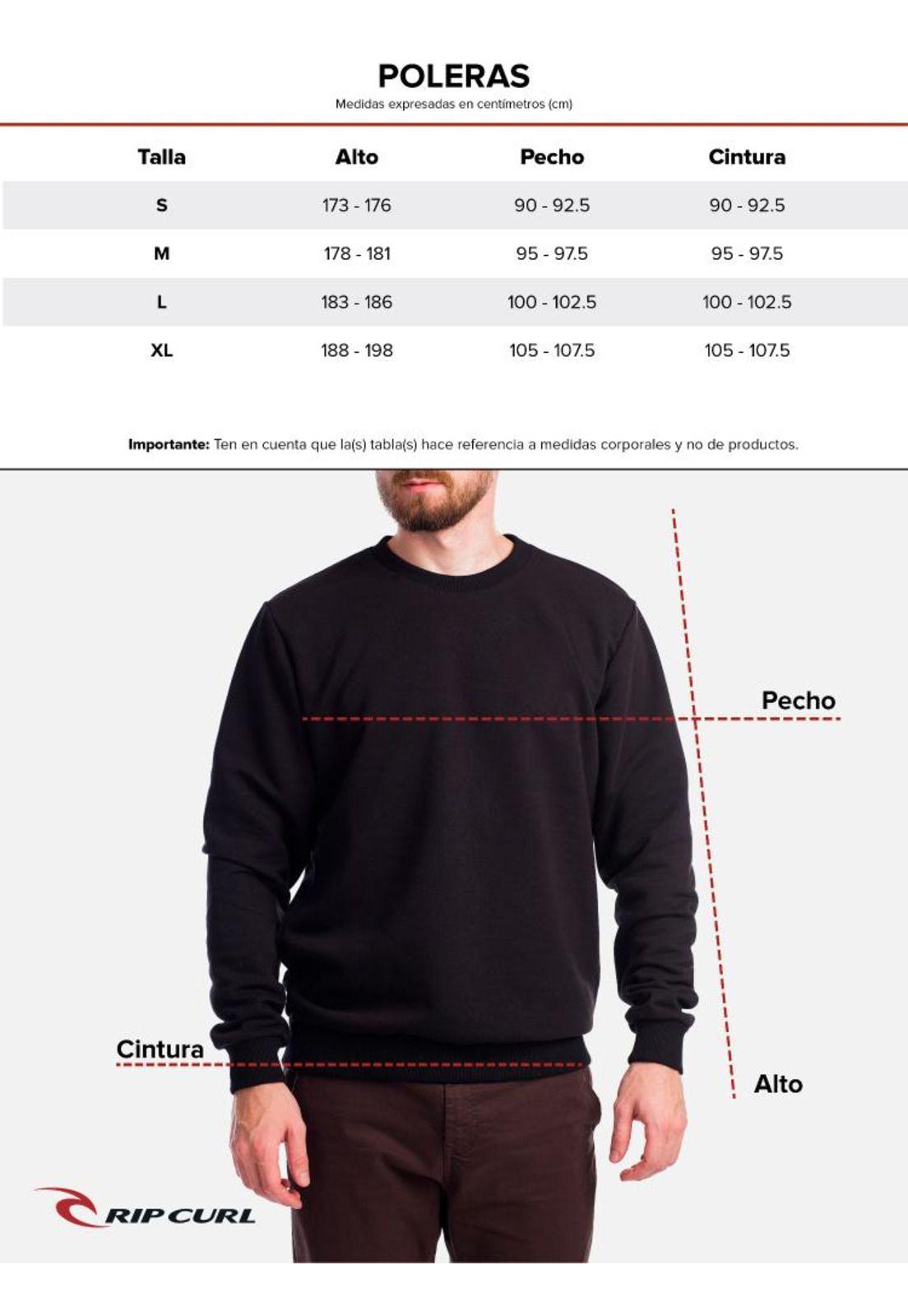 Poleron ANTI SERIES SHADOW CREW Hombre Café Rip Curl-4