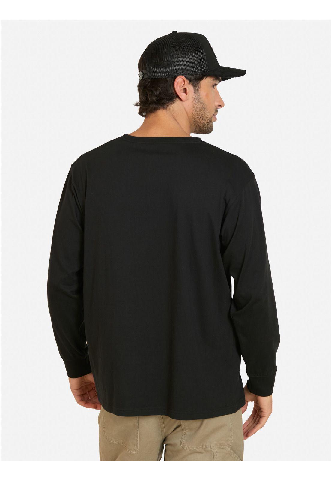 Polera ML Tropic Negro Hombre Rip Curl-1