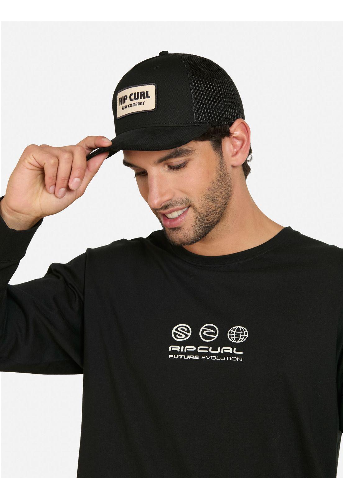 Polera ML Tropic Negro Hombre Rip Curl-2
