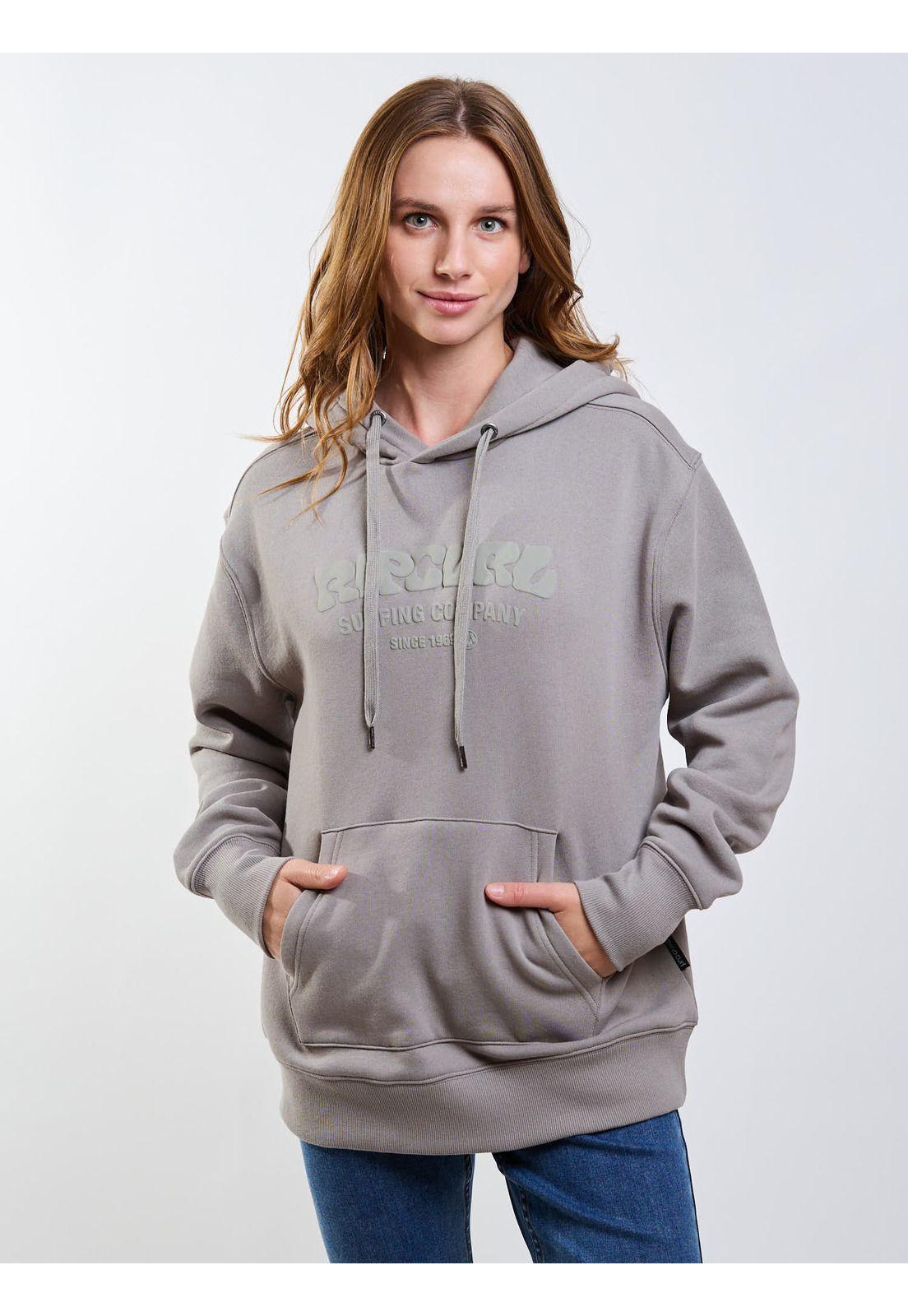 Poleron Canguro Surge Verde Mujer Rip Curl-5