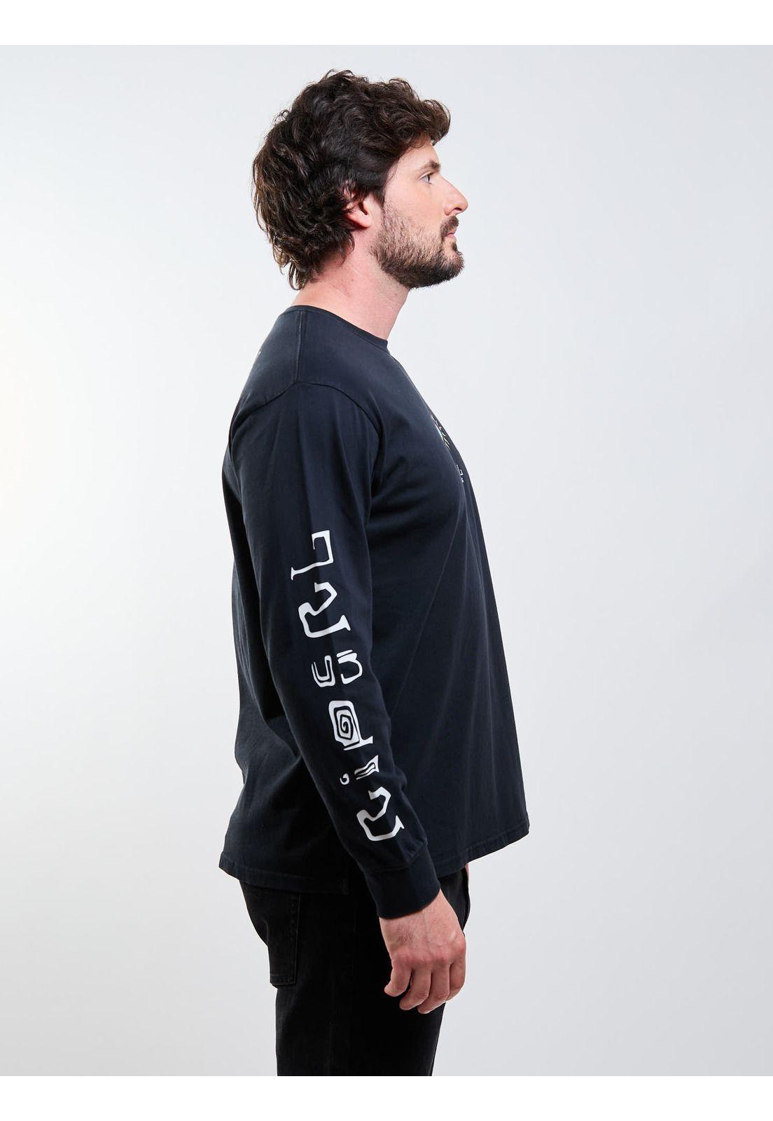 Polera ML Riptide Negro Hombre Rip Curl-2