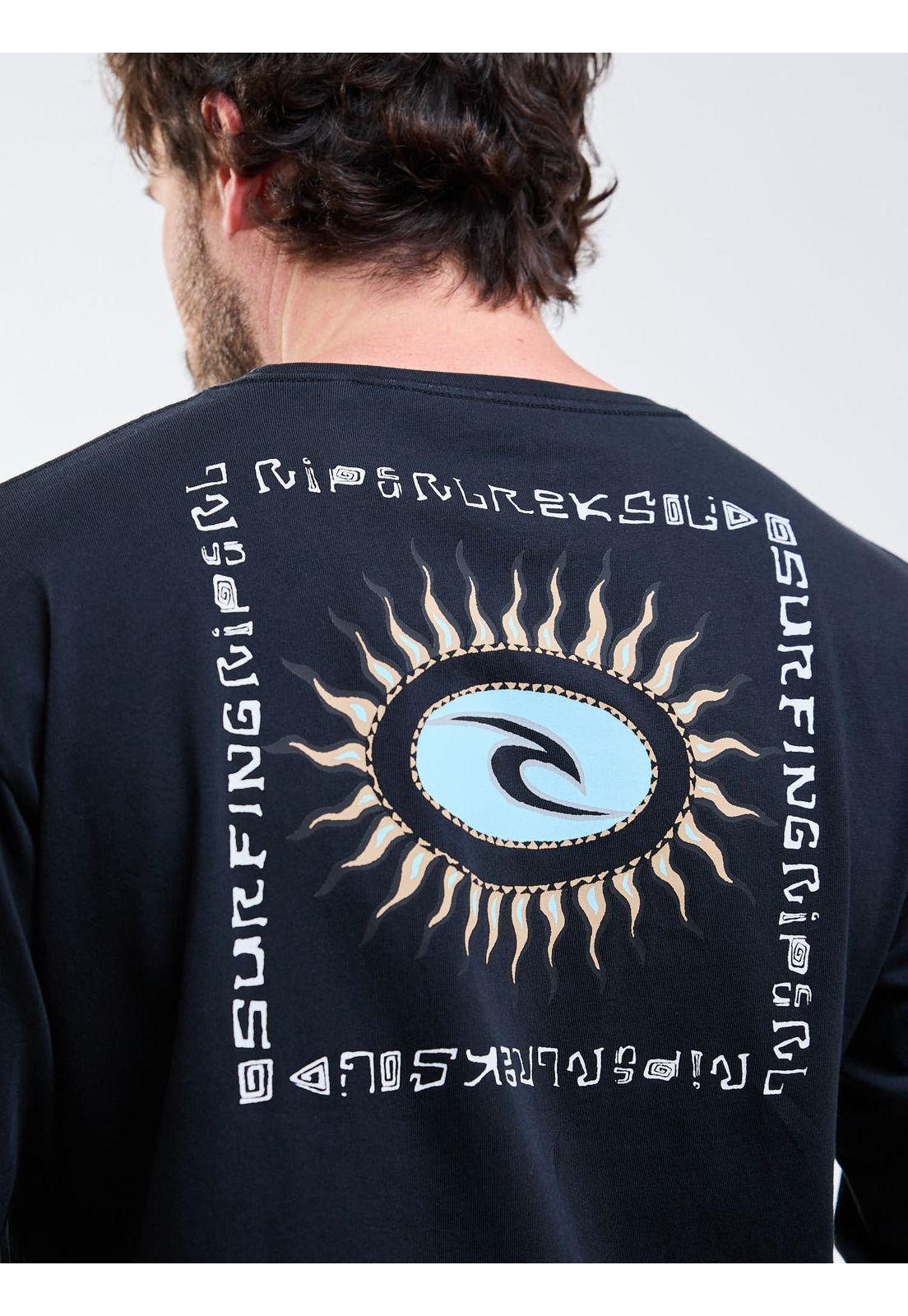Polera ML Riptide Negro Hombre Rip Curl-3