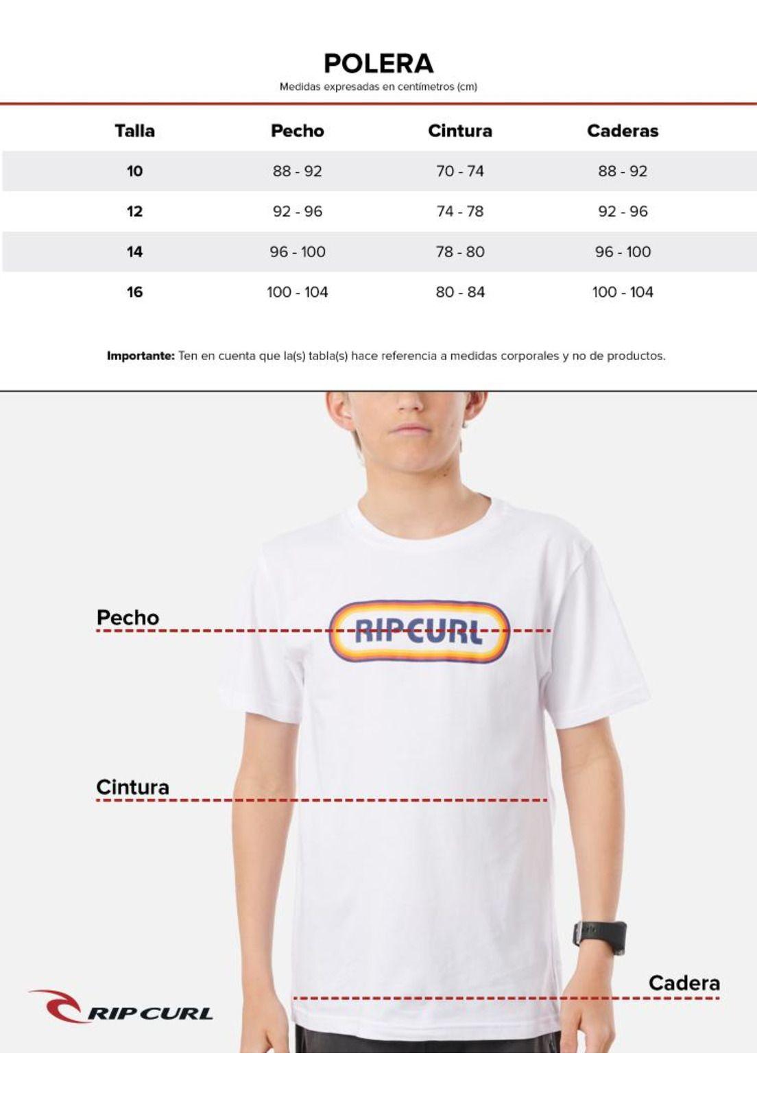 Polera Dead Shred Ls Tee Young Gris Infantil Rip Curl-4