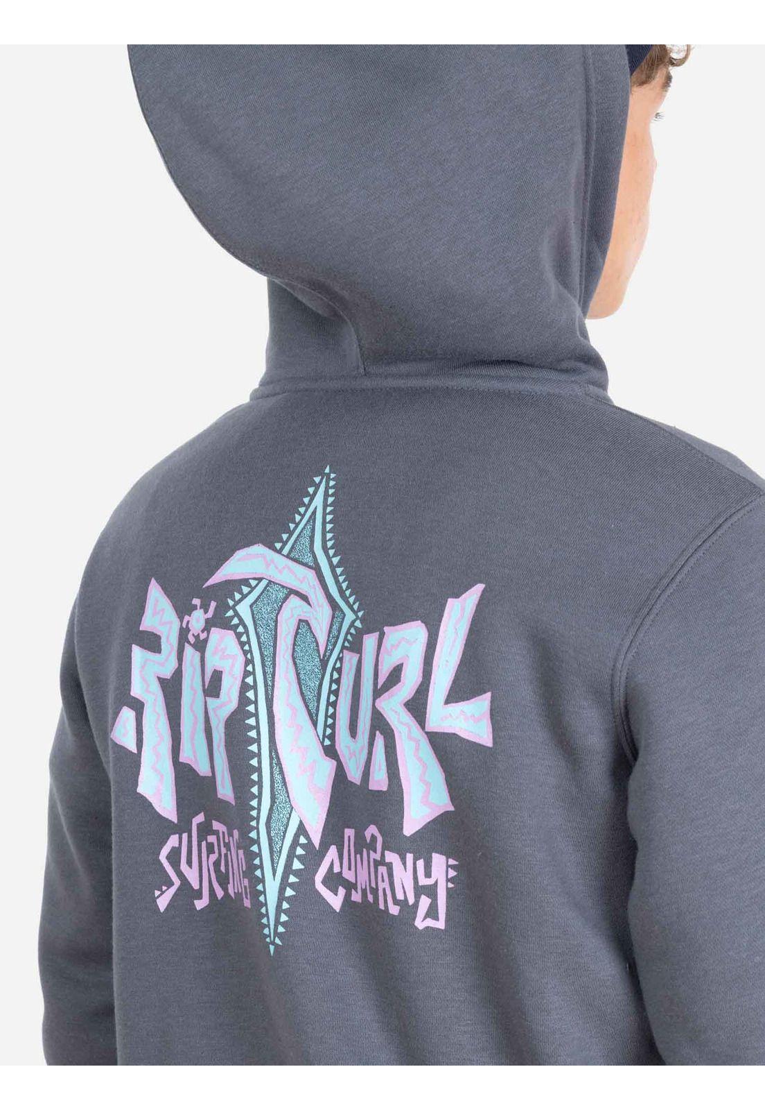 Poleron FZ Breakis Gris Infantil Rip Curl-2