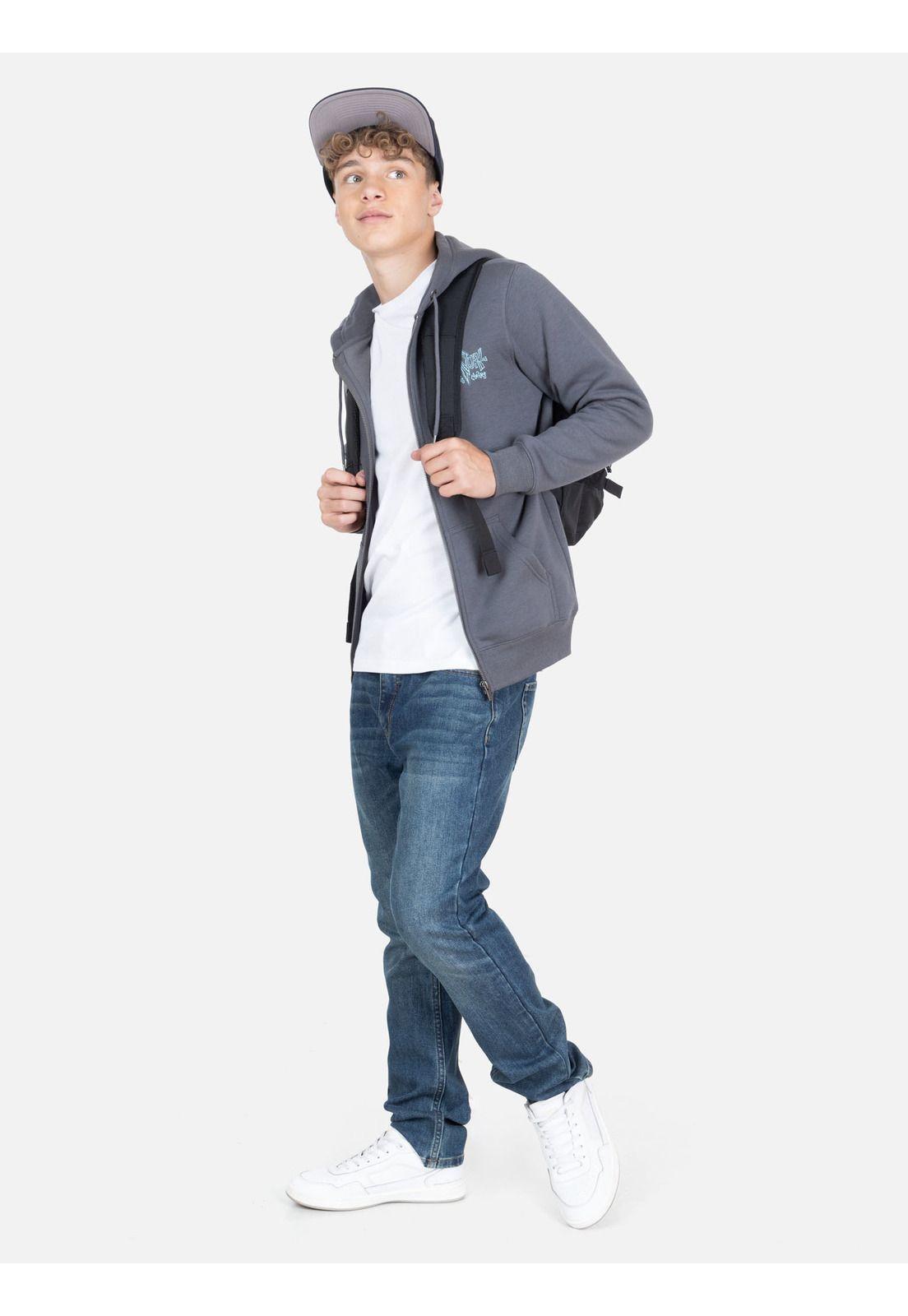 Poleron FZ Breakis Gris Infantil Rip Curl-3