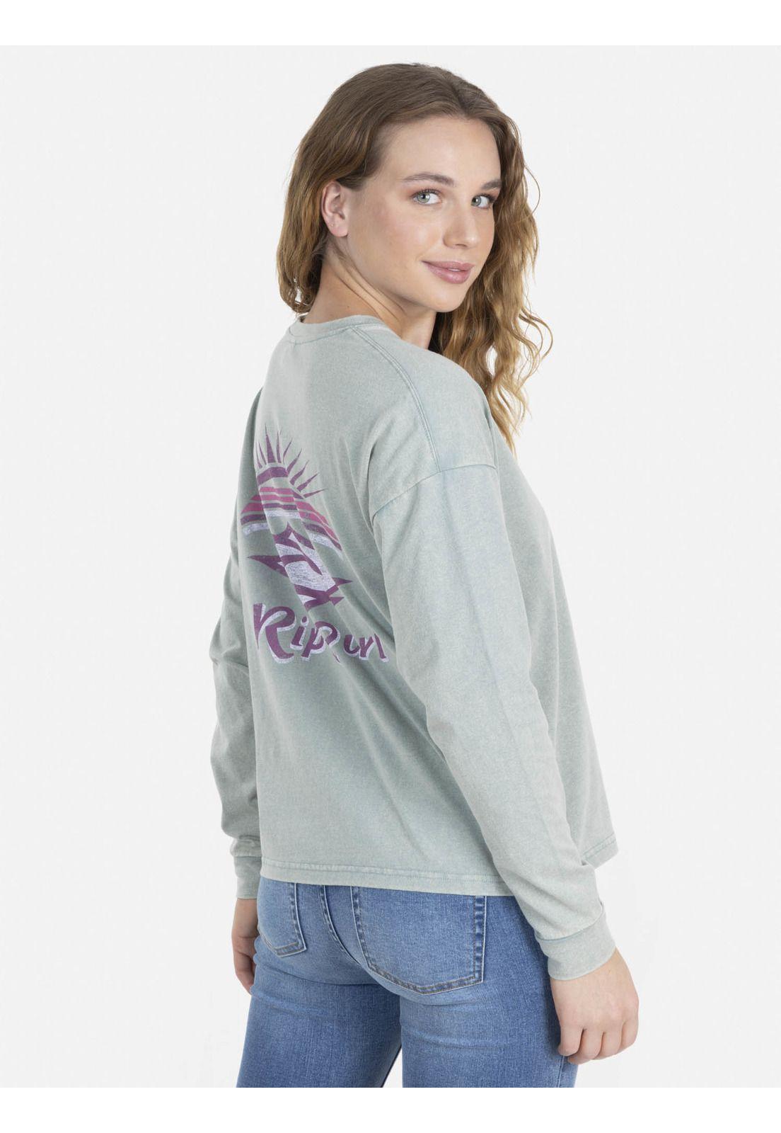 Polera RAINBOW Mujer Gris Claro Rip Curl-1