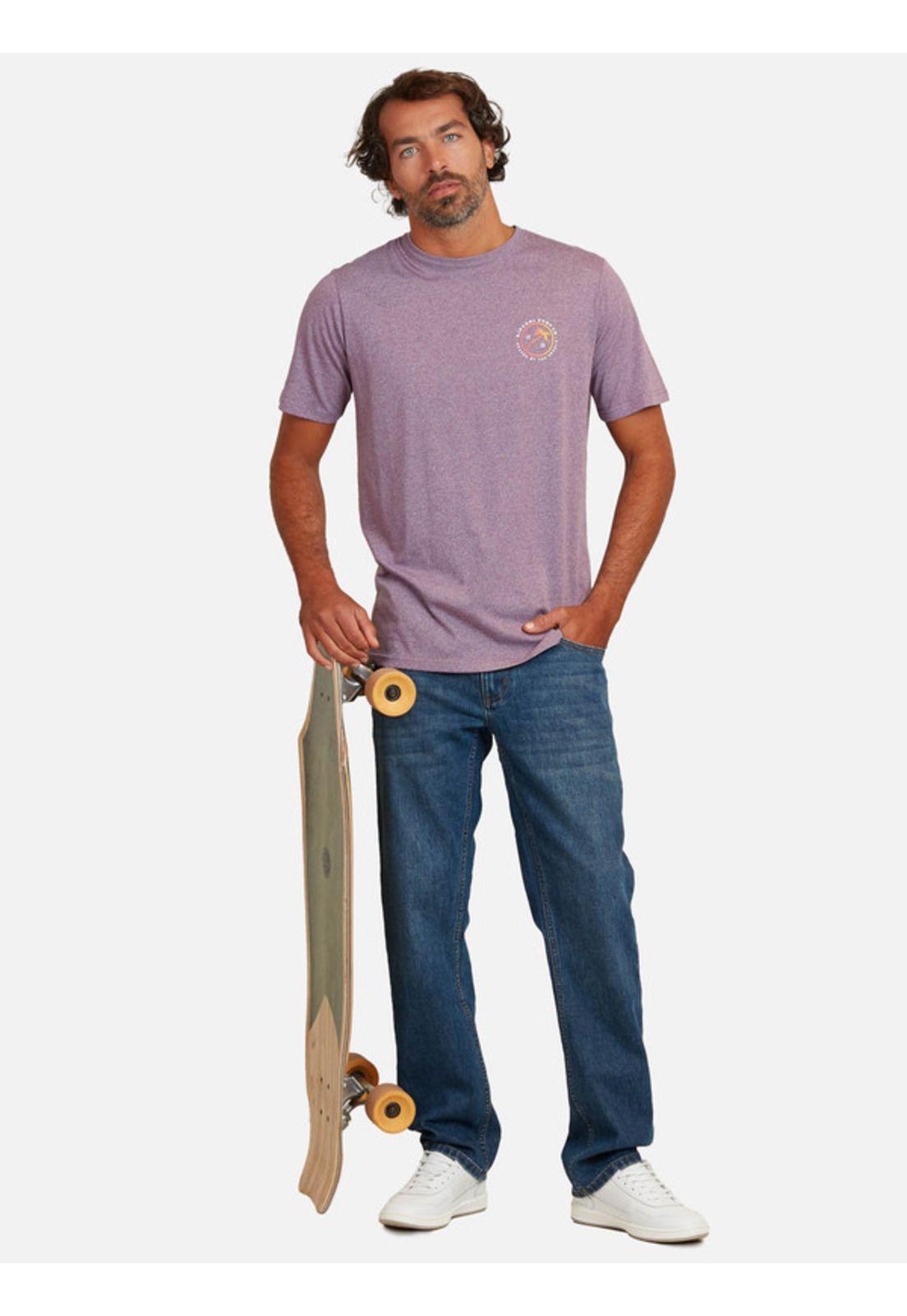 Polera M/C  Roller Mt Rosado Hombre Ripcurl-3