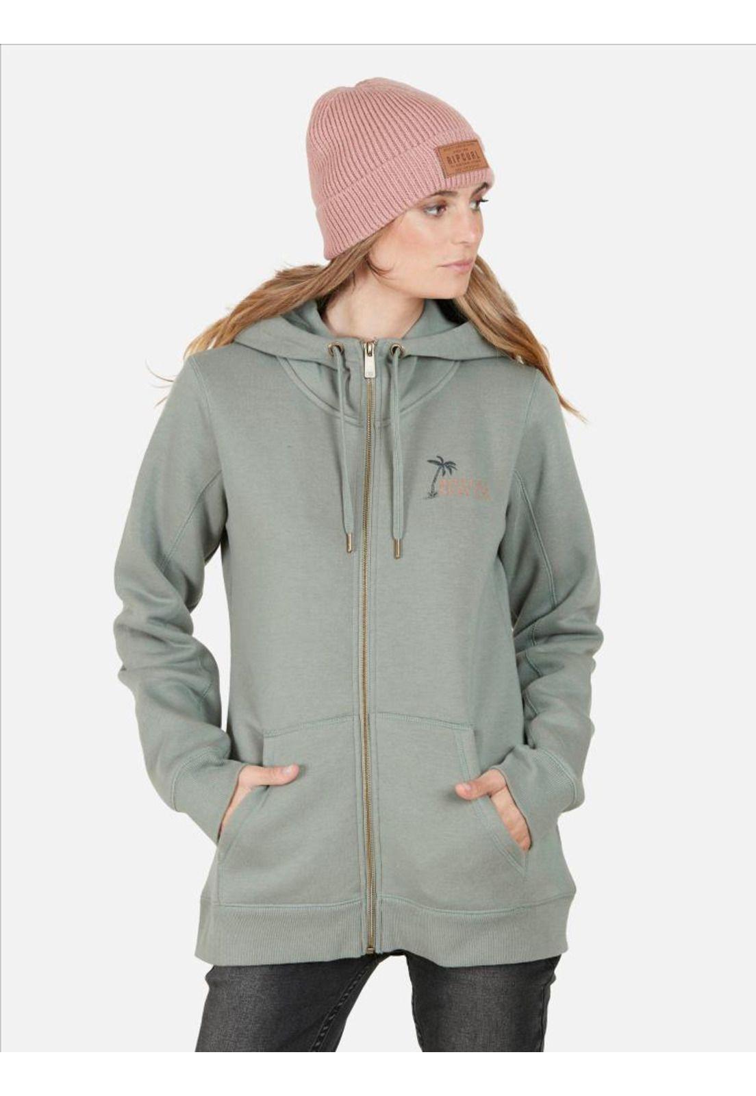 Poleron Mujer Crafters Verde Rip Curl-0