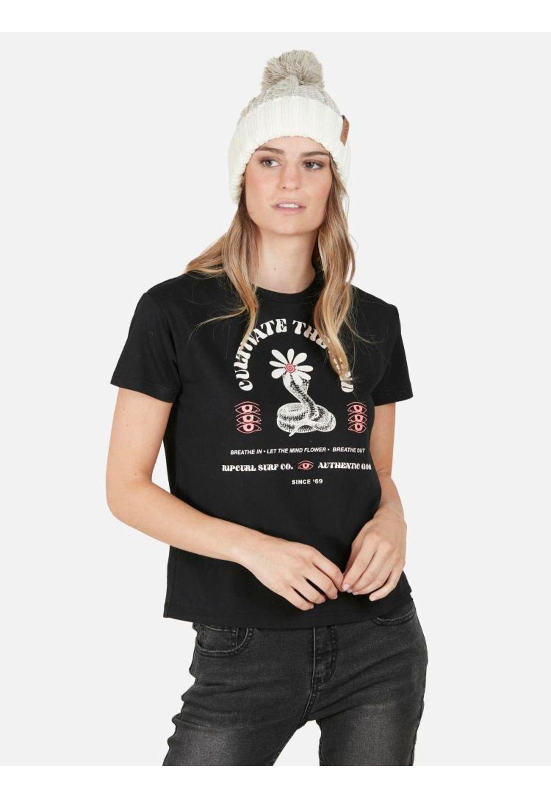 Polera 6P275 Mujer Negro Rip Curl-0