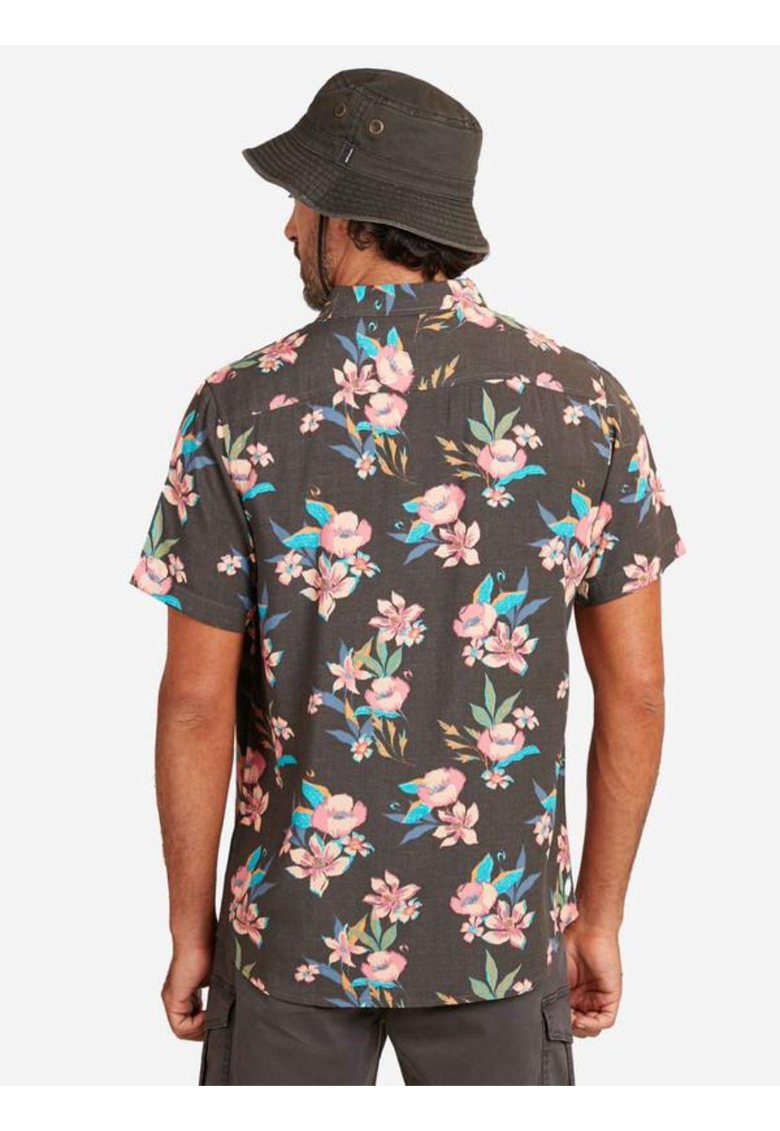Camisa M/C Wild Flower Multicolor Hombre Ripcurl-1