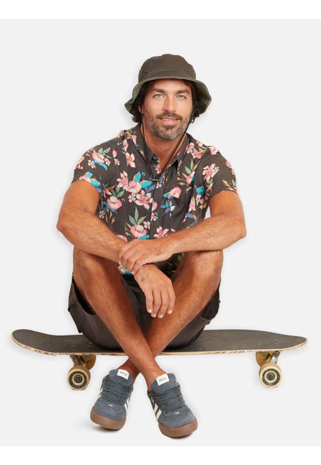 Camisa M/C Wild Flower Multicolor Hombre Ripcurl-3