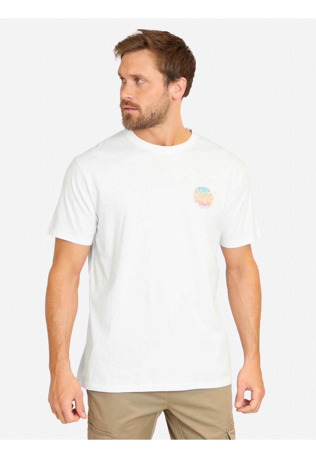 Polera MC Rush Blanco Hombre Rip Curl-0