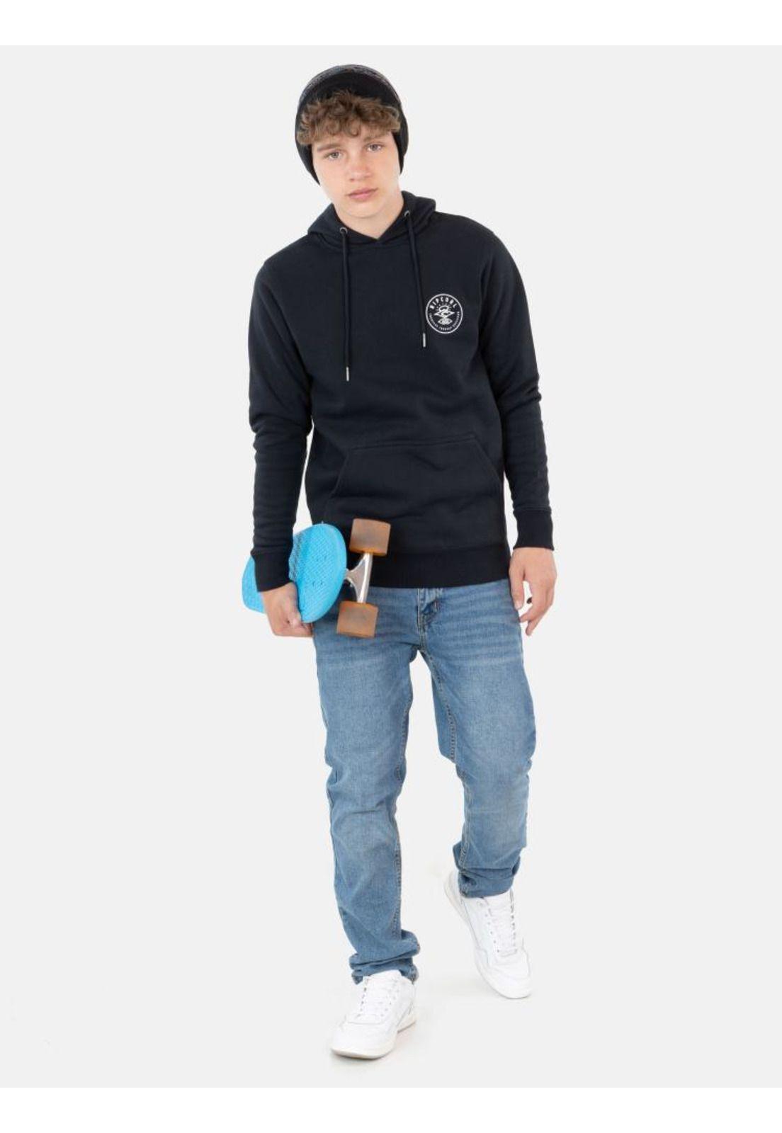 Poleron The Search Old Negro Infantil Rip Curl-3