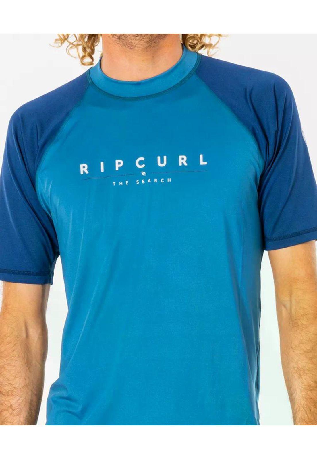 Polera SHOCKWAVES S/S Hombre Azul Rip Curl-4