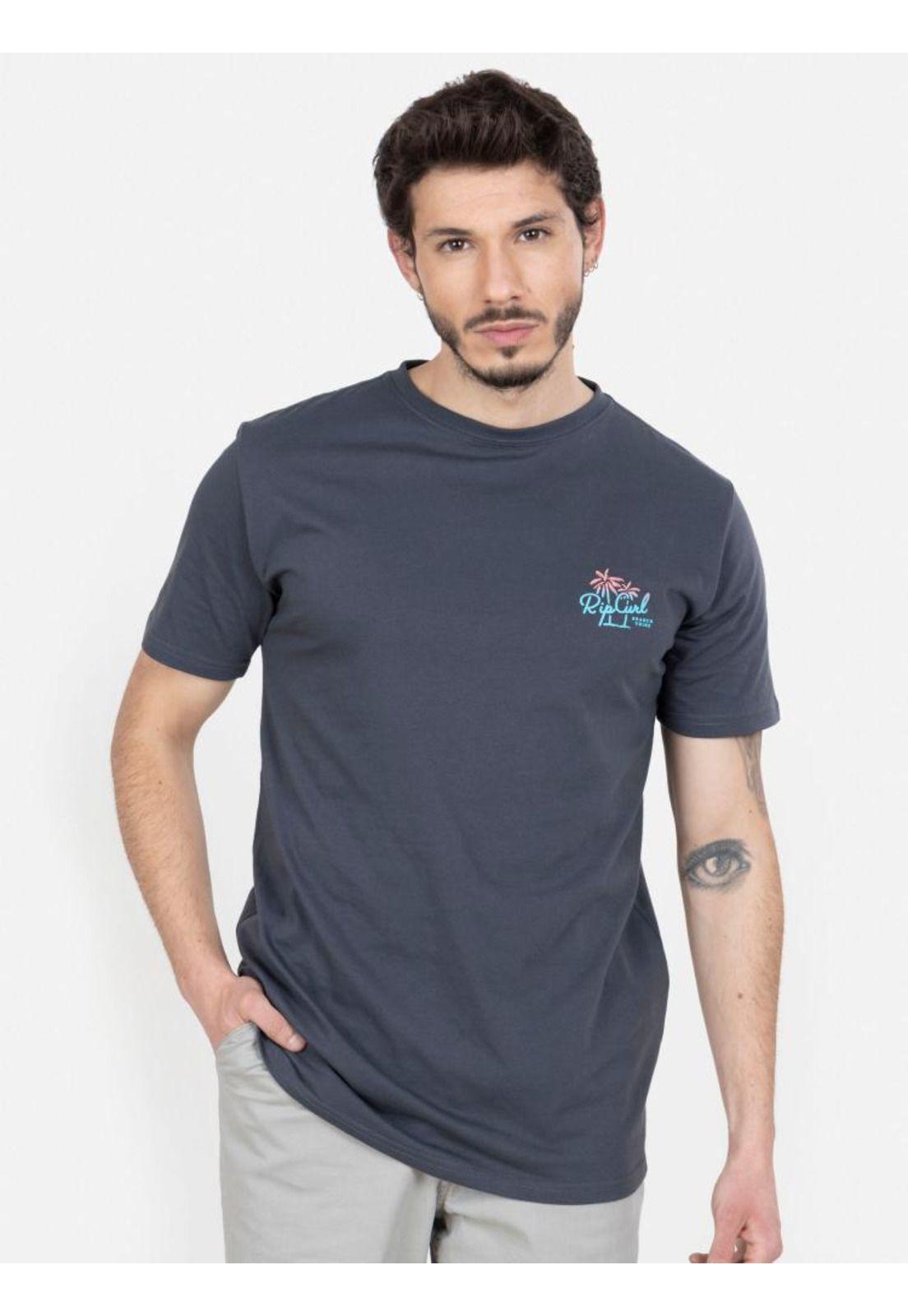 Polera 6P321 Hombre Gris Oscuro Rip Curl-2