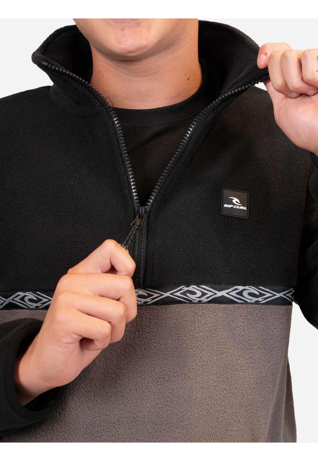 Poleron Micropolar Curlena Café Infantil Rip Curl-3