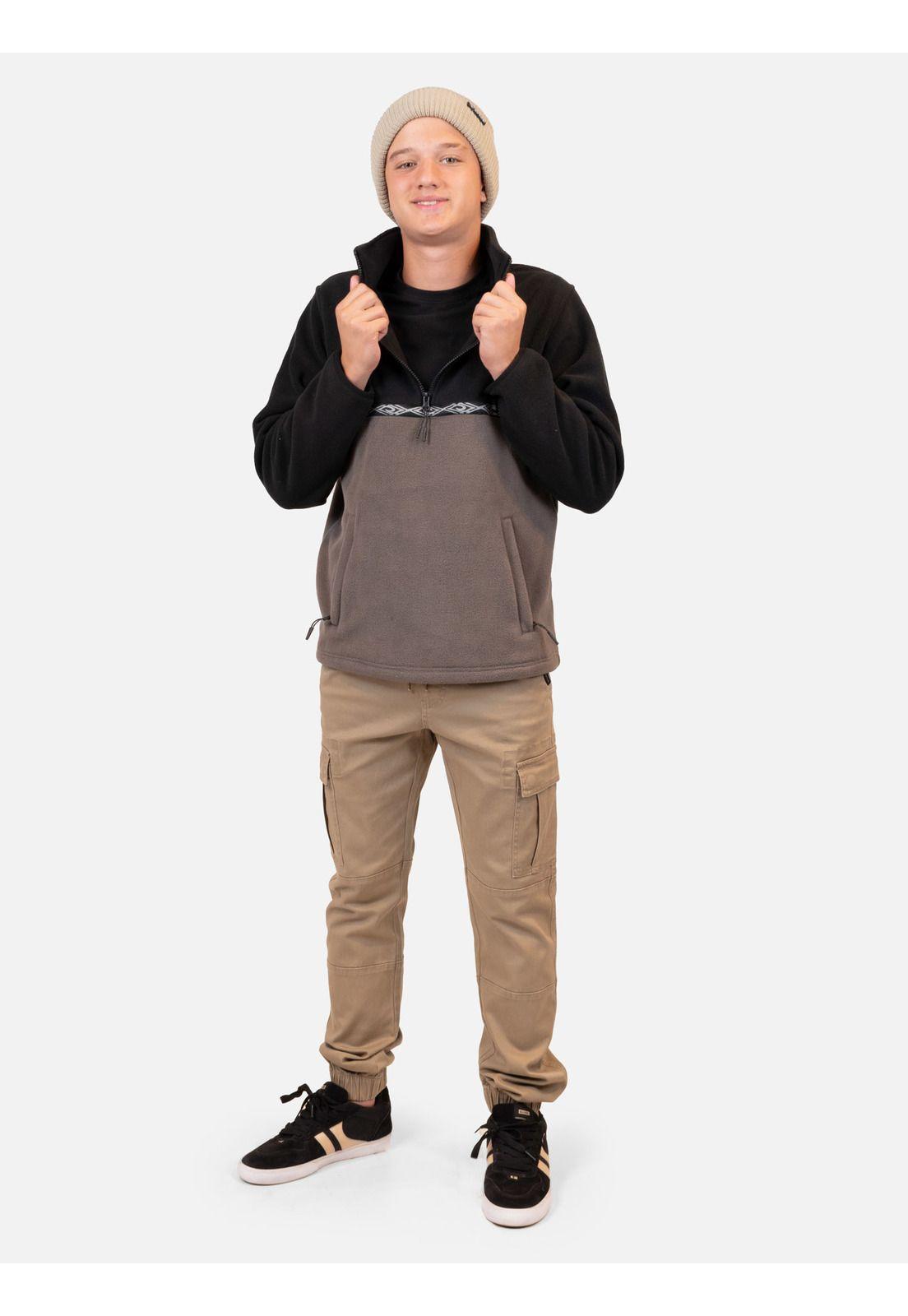 Poleron Micropolar Curlena Café Infantil Rip Curl-4