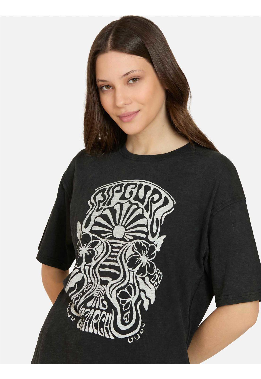 Polera MC Oceanmind Negro Mujer Rip Curl-2